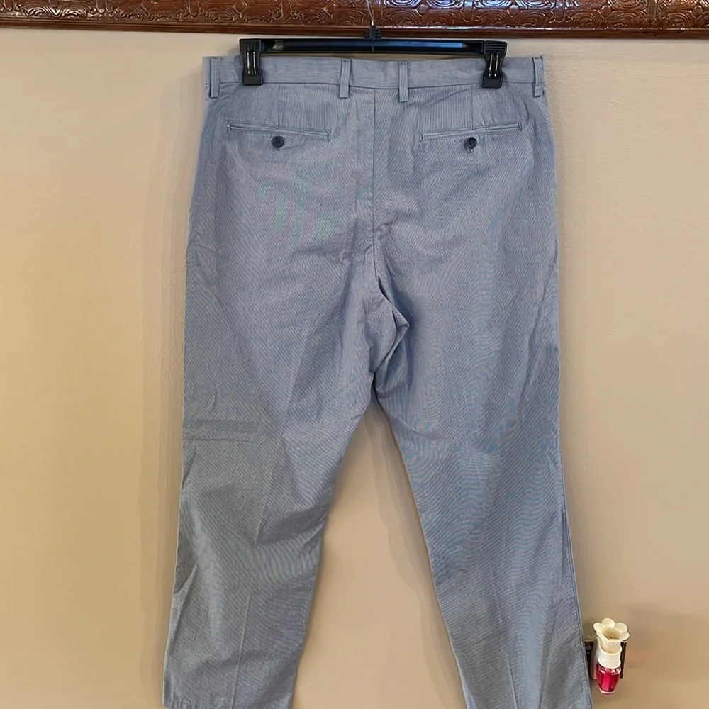 BANANA REPUBLIC KENTFIELD MENS pants 100% cotton light blue size 36 x 31
